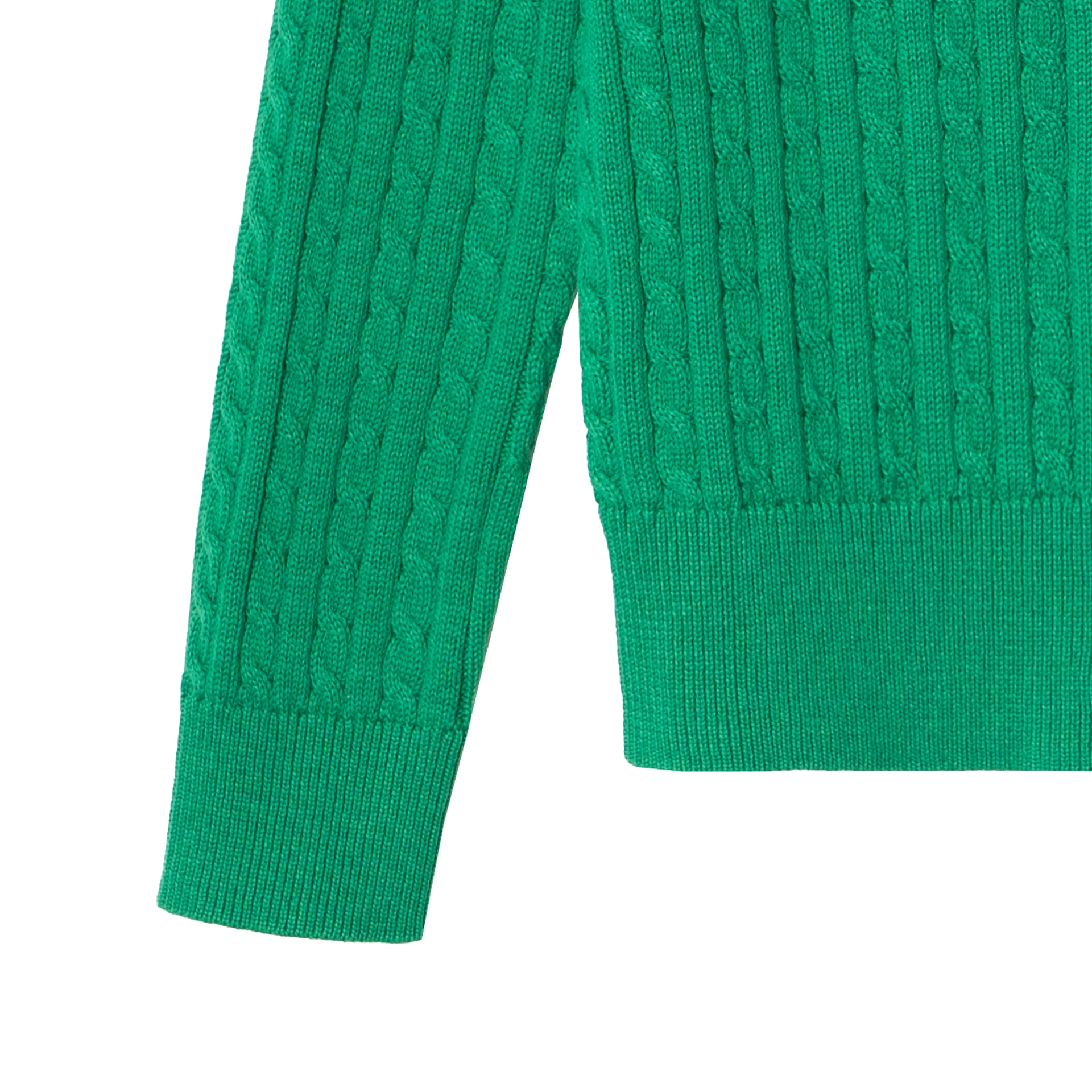 Polo Ralph Lauren FW24 Solid Logo Knit Sweater Green Kids — фото 5
