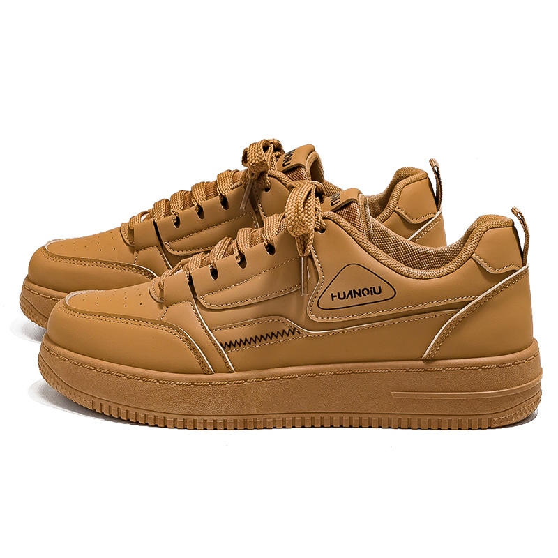 Huanqiu Brown Low-Top Sneakers — фото 1