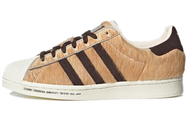 Кроссовки adidas originals atmos x adidas Superstar "Hachiko" Light Brown
