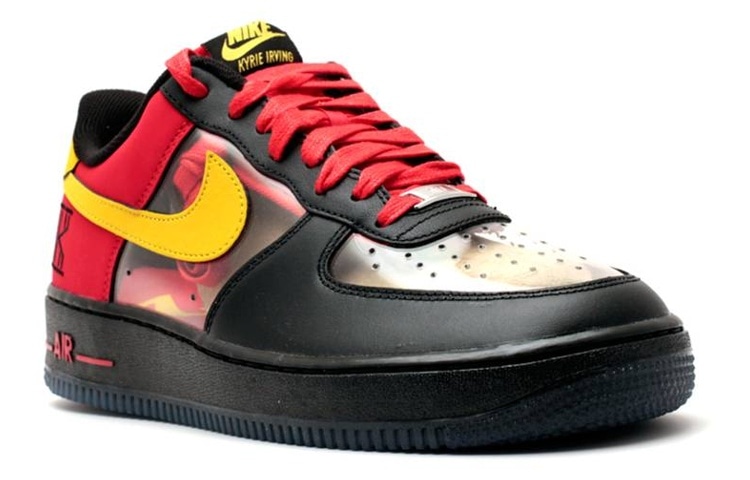 Nike Air Force 1 Kyrie Irving Black Red — фото 1
