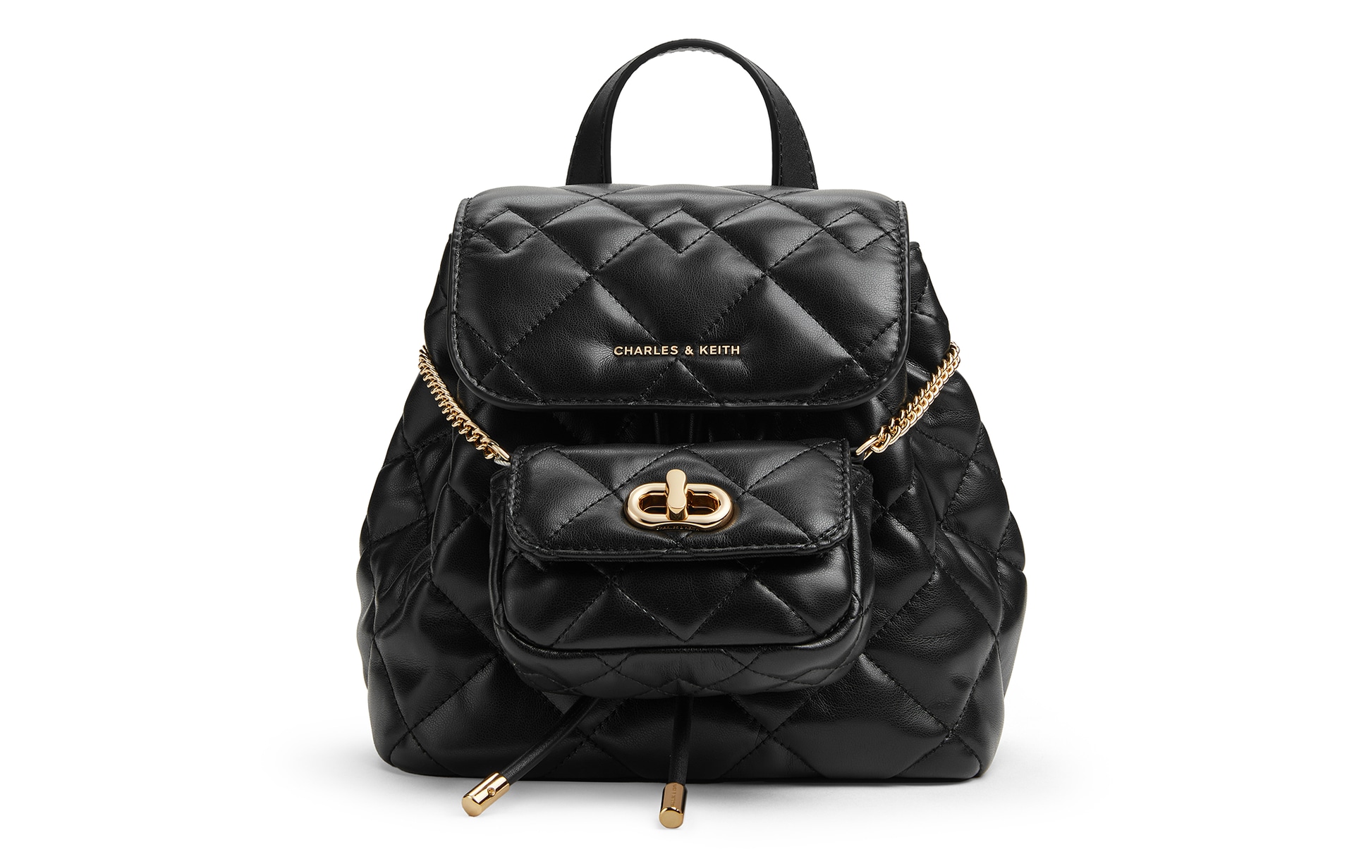 CHARLES&KEITH Charles & Keith Quilted Backpack