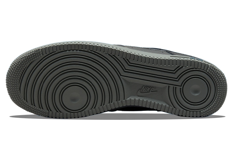 Nike Air Force 1 Low Black Blue — фото 4