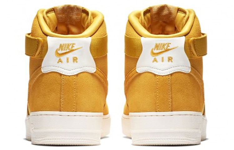 Nike Air Force 1 Suede Yellow Ochre — фото 4