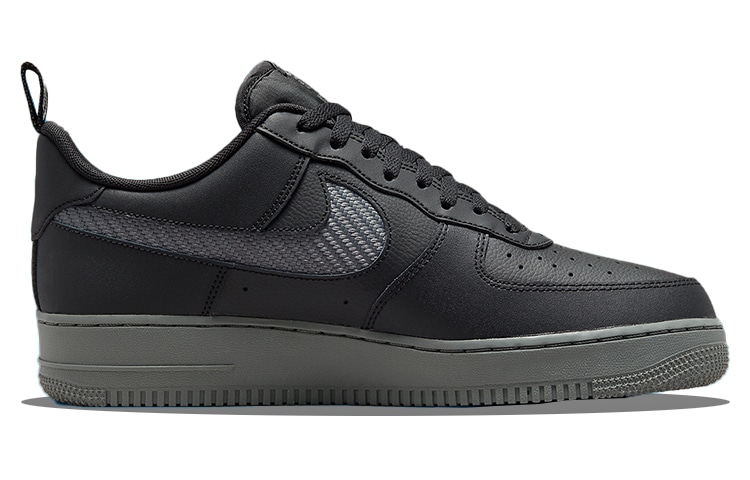 Nike Air Force 1 Low Black Blue — фото 1