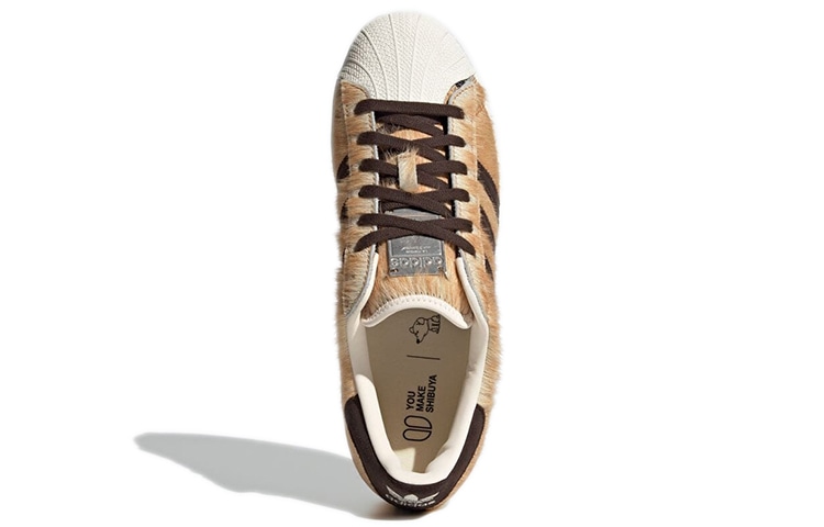 adidas originals atmos x adidas Superstar "Hachiko" Light Brown — фото 4