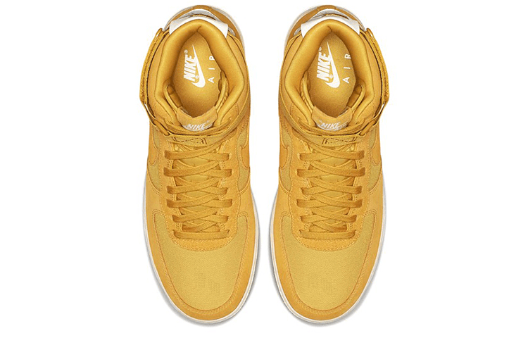Nike Air Force 1 Suede Yellow Ochre — фото 3