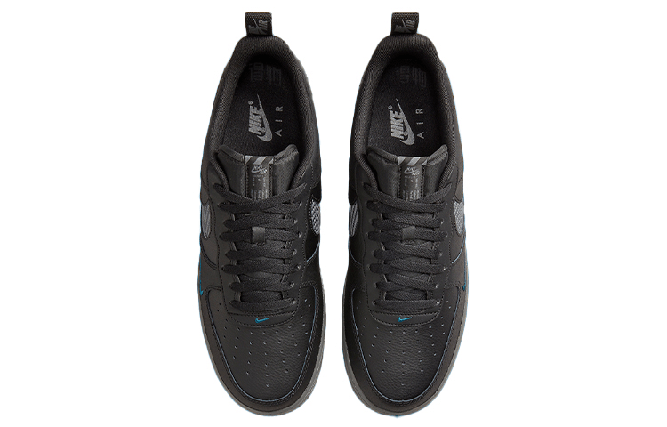 Nike Air Force 1 Low Black Blue — фото 3