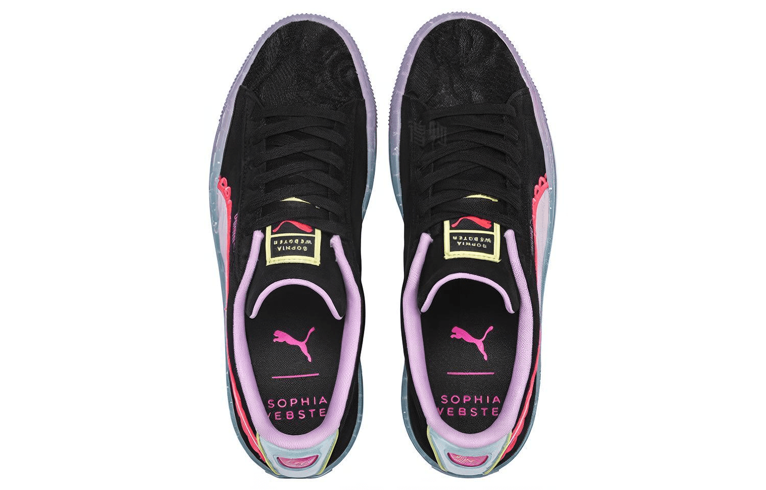 Puma Sophia Webster x PUMA Suede Black Pink — фото 2