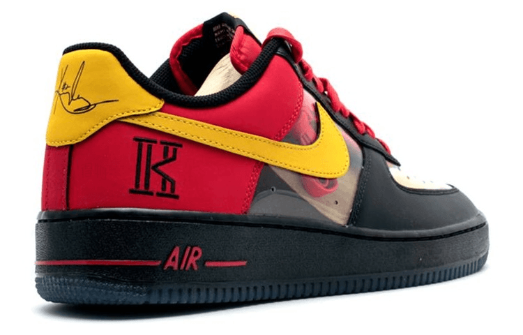 Nike Air Force 1 Kyrie Irving Black Red — фото 2