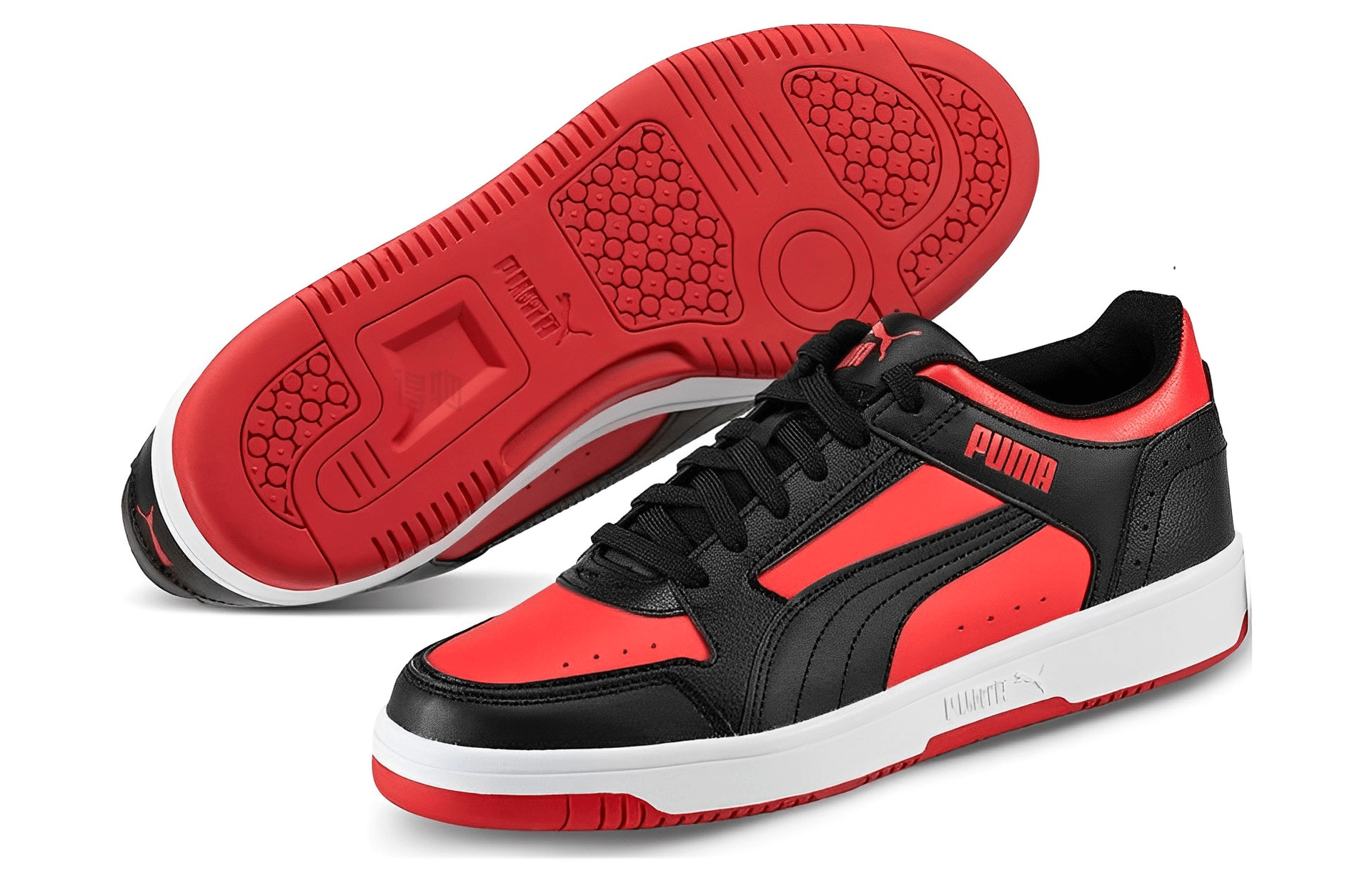Puma REBOUND Joy Low Black Red — фото 2