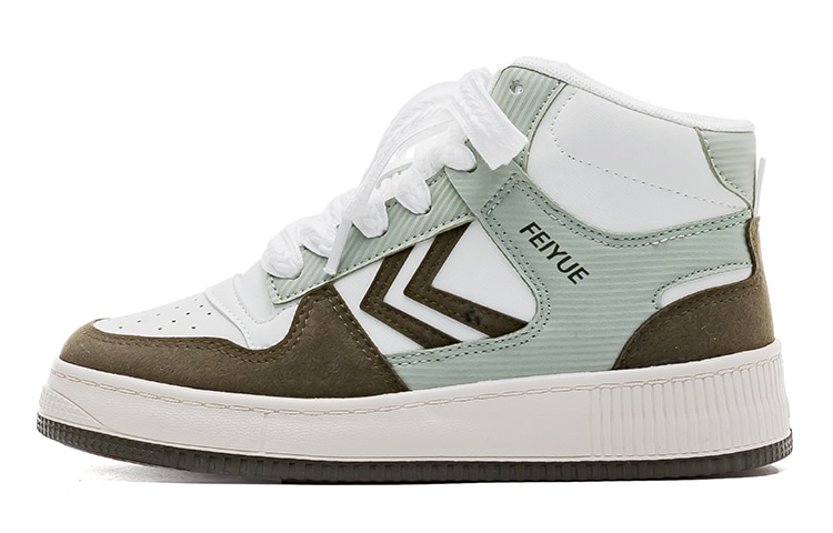 飞跃/Feiyue Feiyue High Top Sneakers White Green