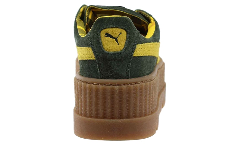 Puma Rihanna Fenty Cleated Creeper Suede Green — фото 4
