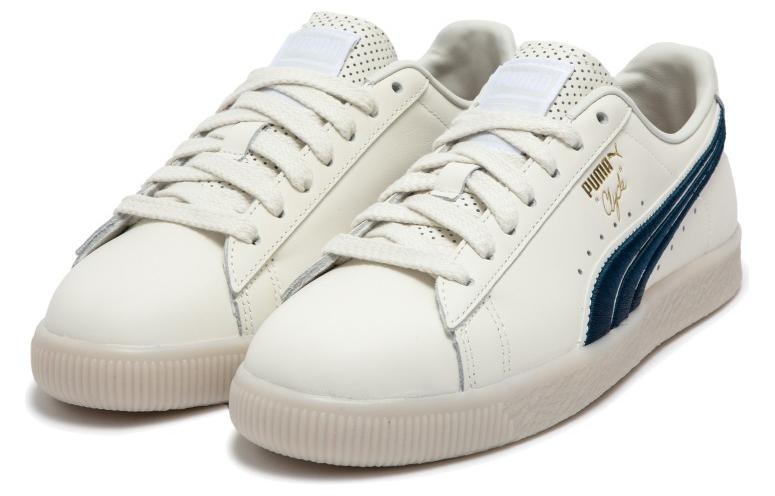 Puma Clyde Classics White Blue — фото 3