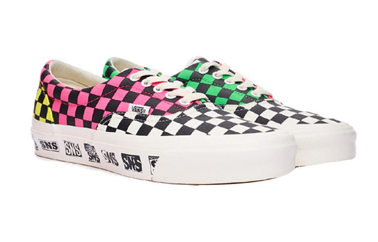 Vans Sneakersnstuff x Vans Era Lx Pink Green — фото 2