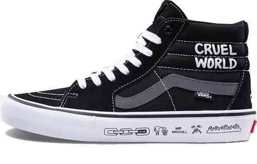 Кроссовки Vans SK8 PRO Black White