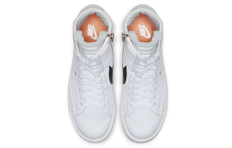 Nike Blazer Rebel Mid White Grey — фото 3
