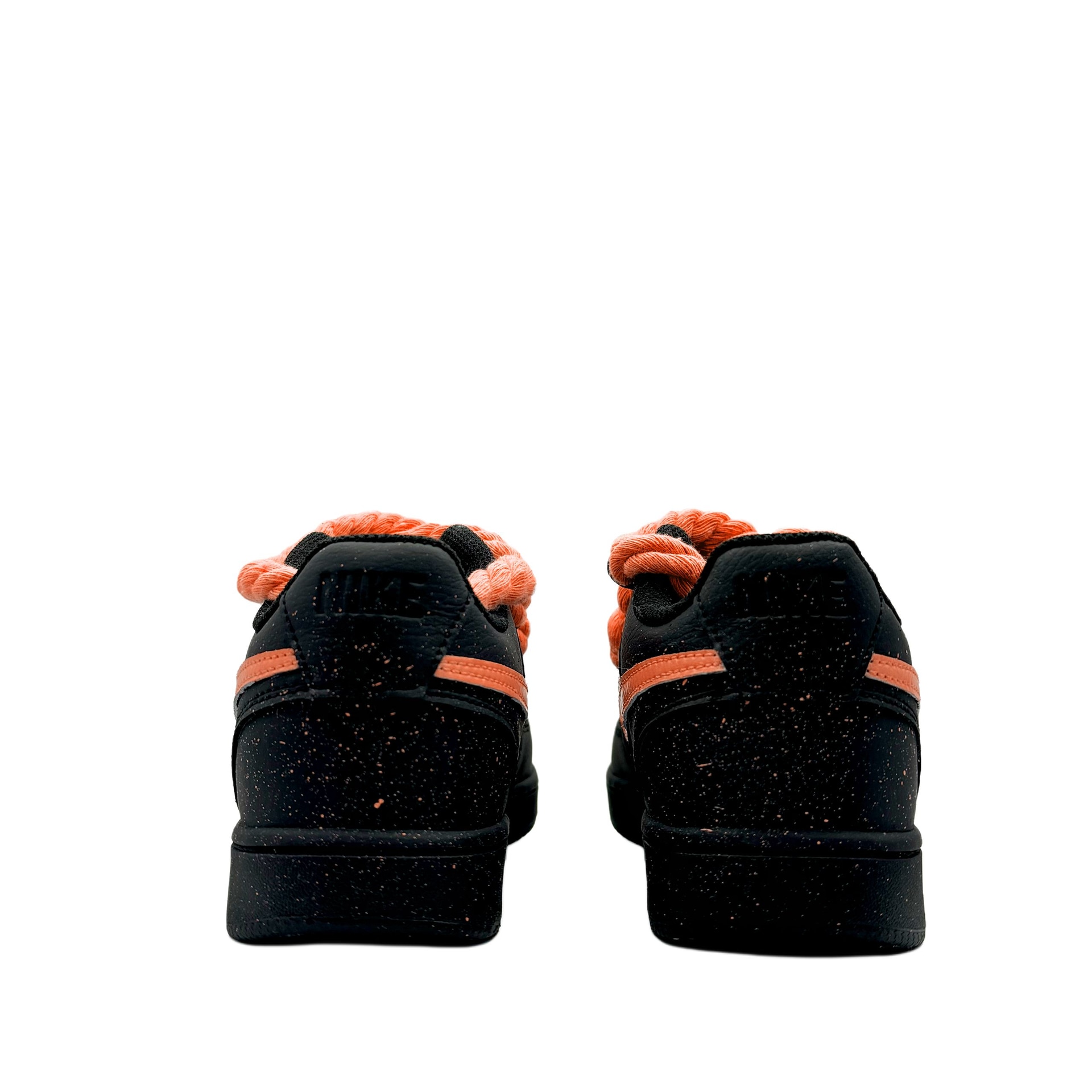 Nike Court Vision Low Black Orange — фото 3