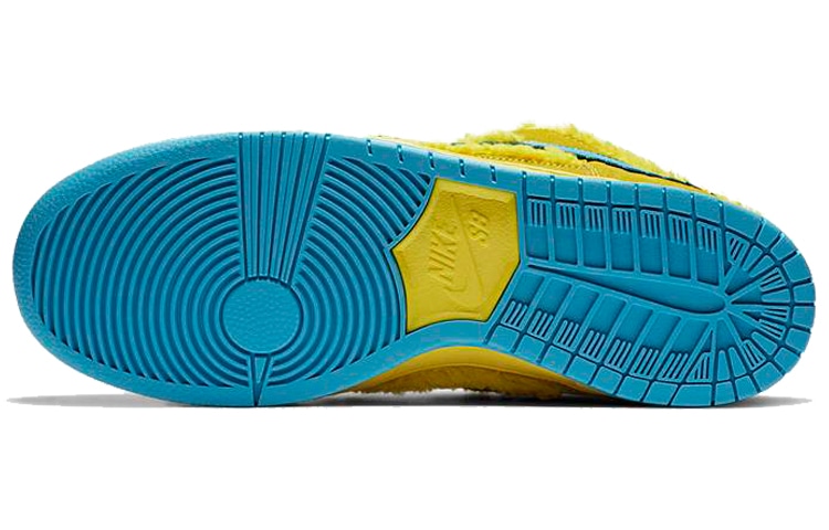 Nike Grateful Dead x Nike Dunk SB Pro "Opti Yellow" — фото 5
