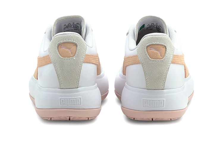 Puma Suede Mayu White Orange — фото 3
