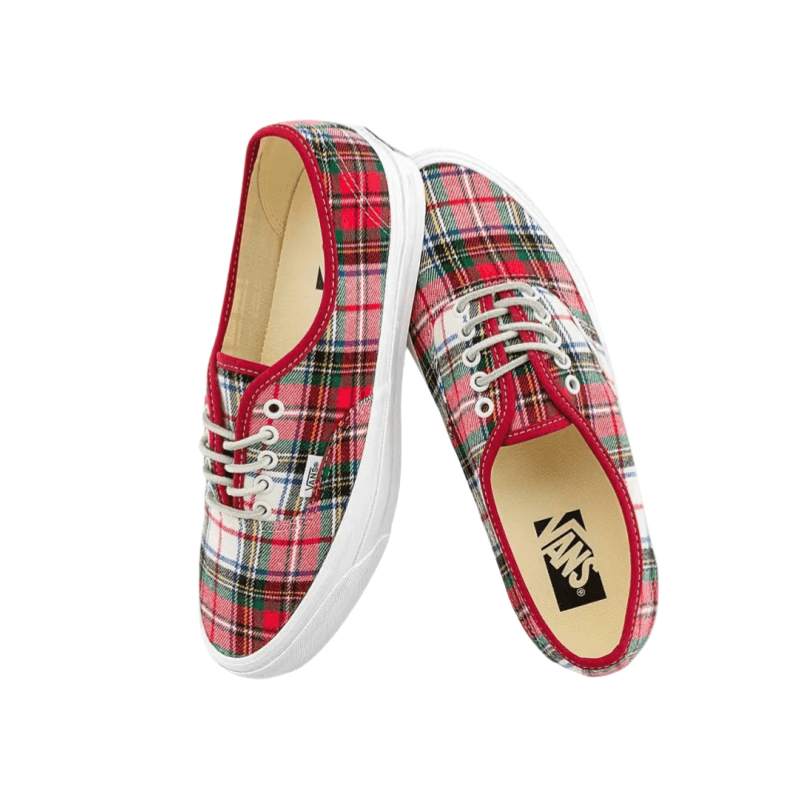 Vans Authentic Premium Red White — фото 3