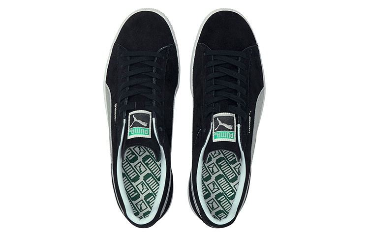 Puma Suede Black Silver — фото 3