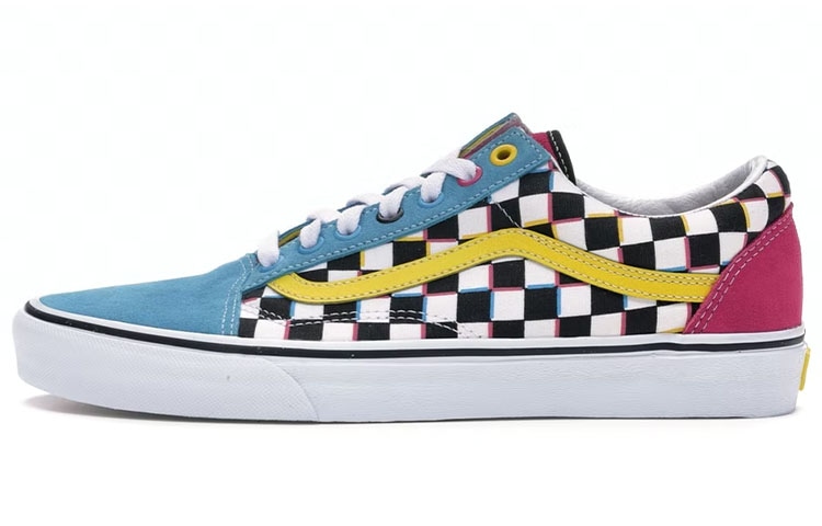 Кроссовки Vans Old Skool Blue Yellow