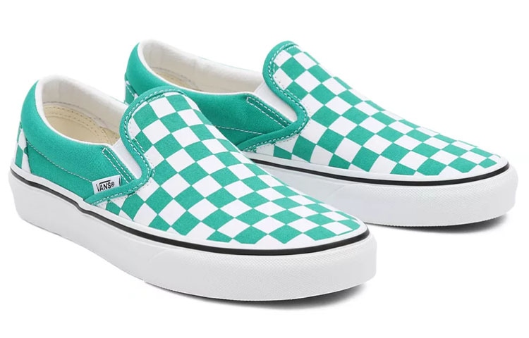 Vans Slip-On Green White — фото 2