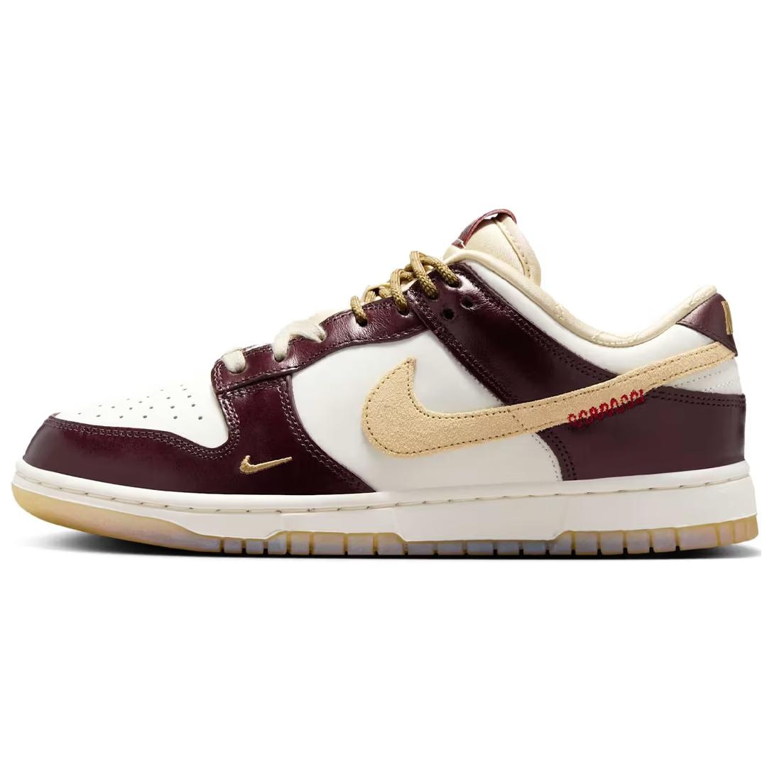 Nike Dunk Low LX White Gold Red