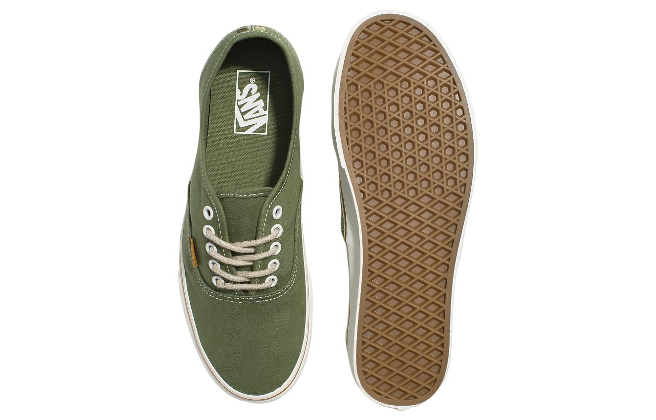 Vans Authentic Embroidered Check Green — фото 4