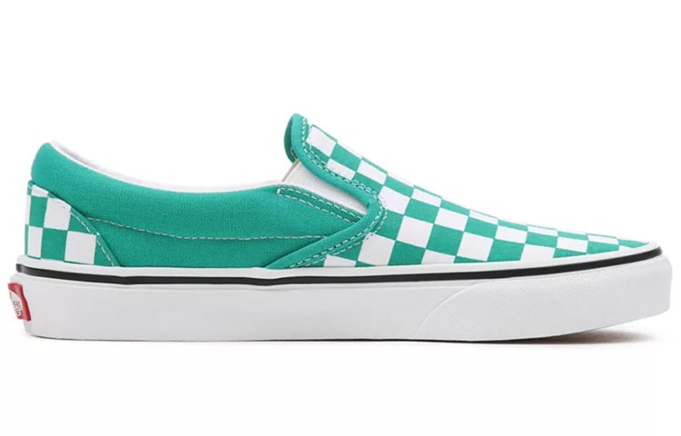 Vans Slip-On Green White — фото 1