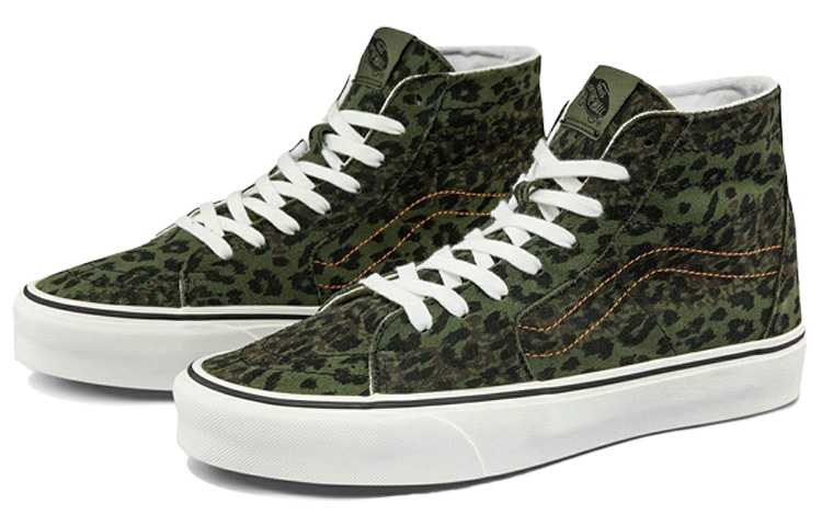 Vans SK8 Tapered Leopard Green — фото 1