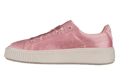 Кроссовки Puma Basket Platform Satin Creepers Pink