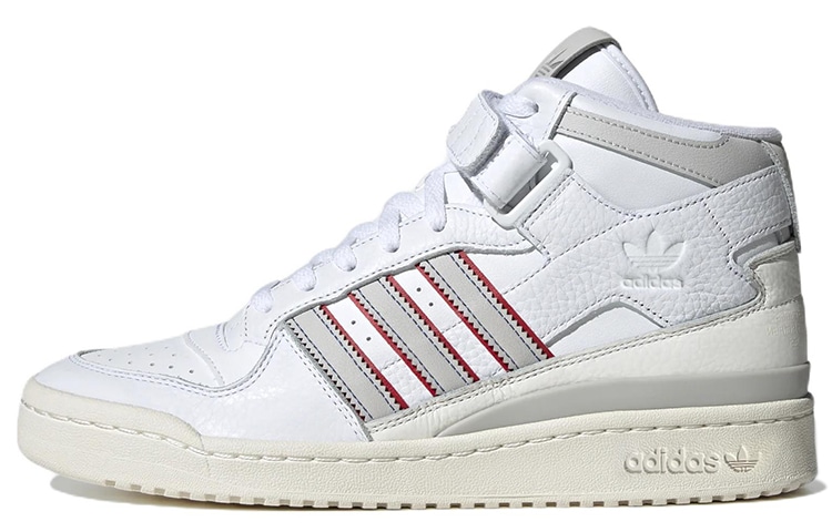 Кроссовки adidas originals adidas Forum Mid White Grey