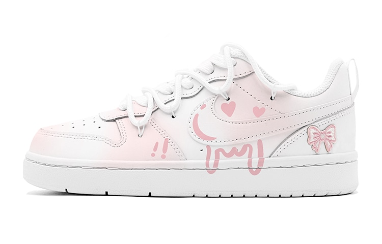 Nike Court Borough Low Pink White — фото 1