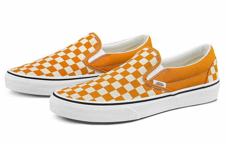 Vans Slip-On Yellow White — фото 1