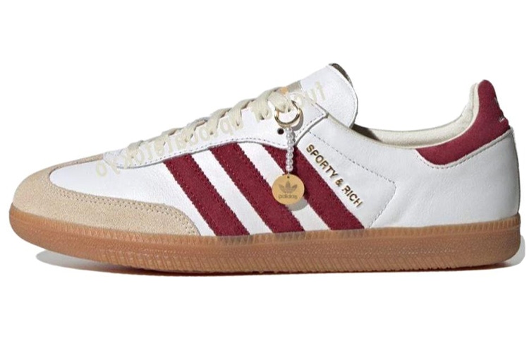 Кроссовки SPORTY & RICH x adidas Samba White Red