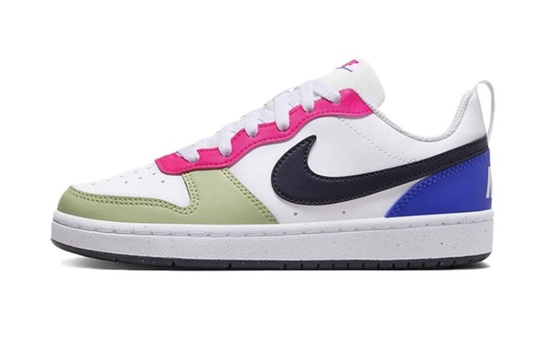 Nike Court Borough Low 2 Black Pink — фото 7