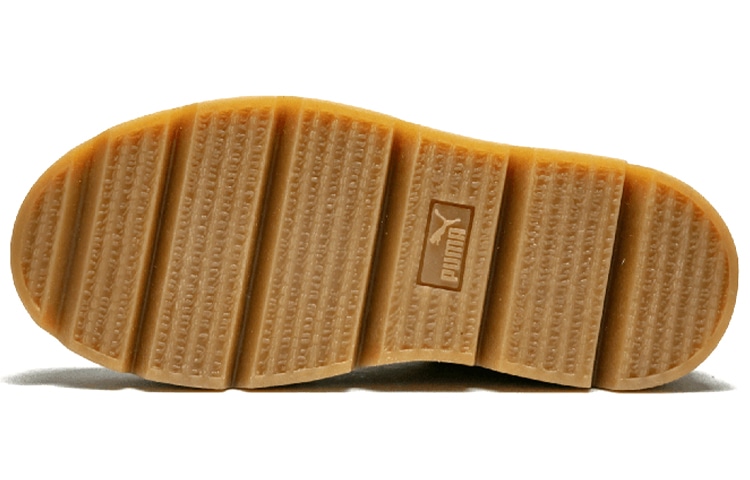 Puma Rihanna Fenty Cleated Creeper Suede Green — фото 5