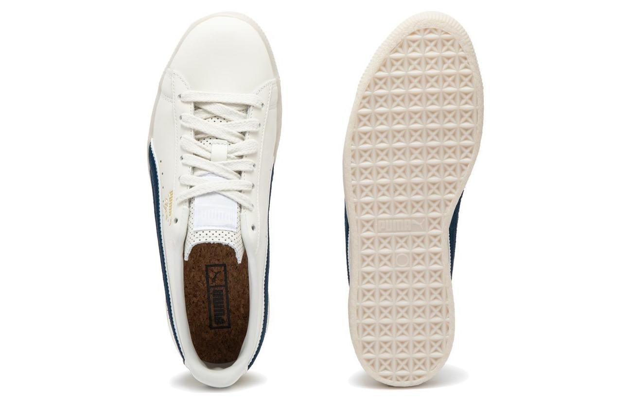 Puma Clyde Classics White Blue — фото 6