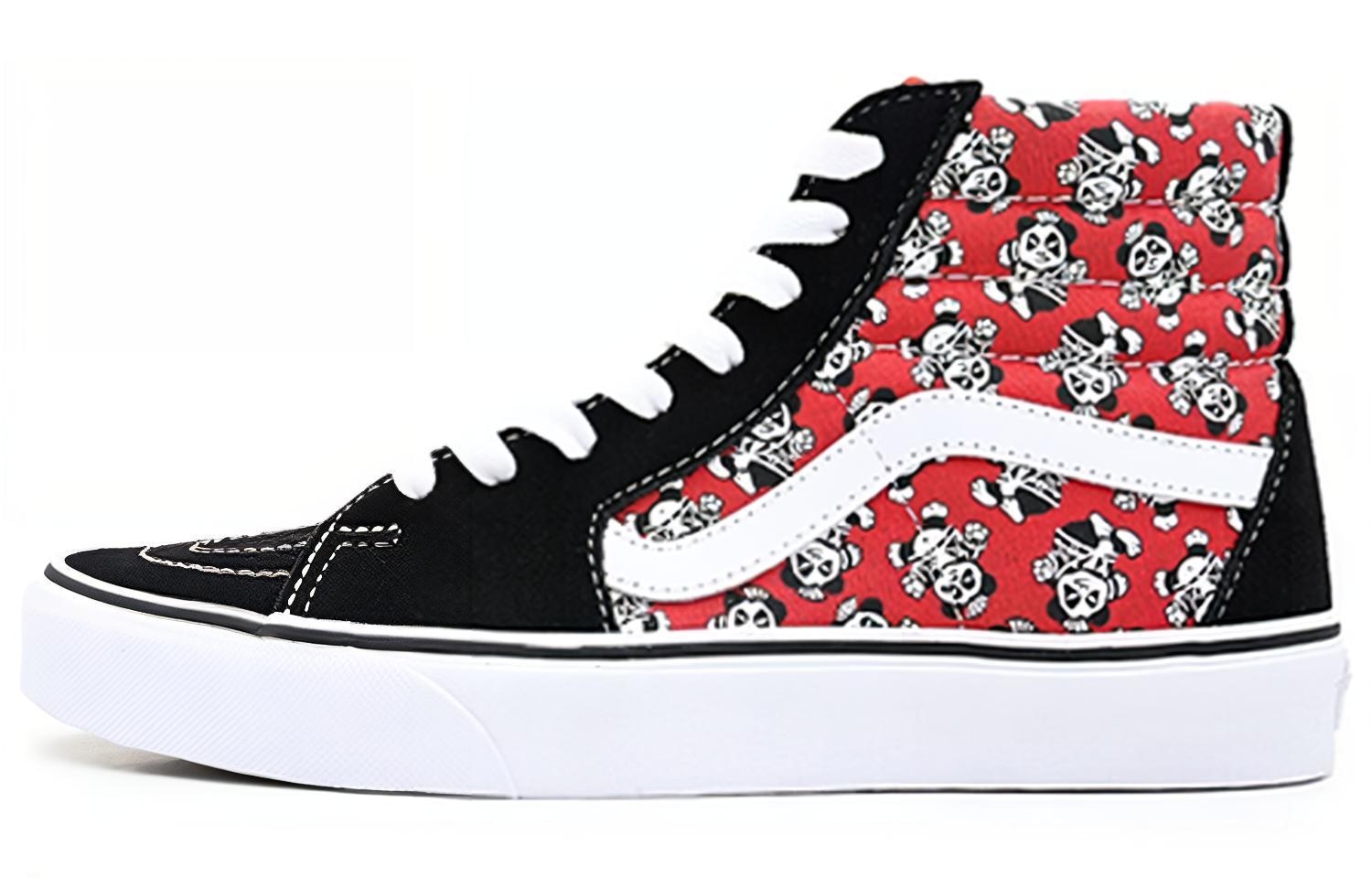 Кроссовки Vans SK8 High Black Red