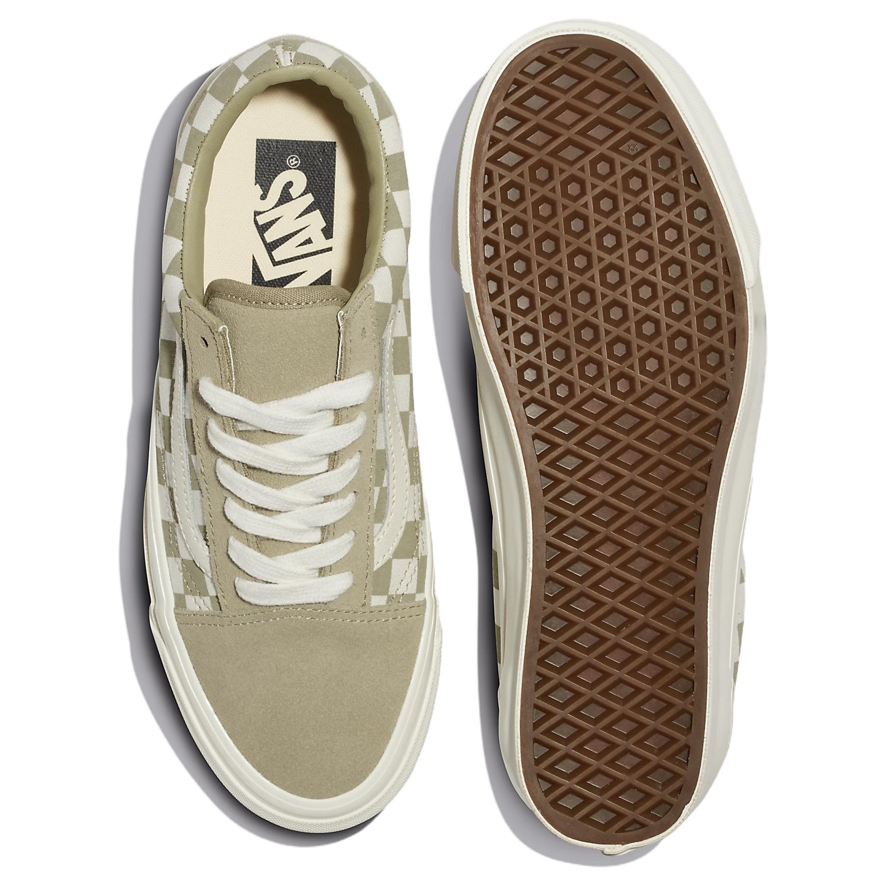 Vans Old Skool Checkerboard Sage — фото 4