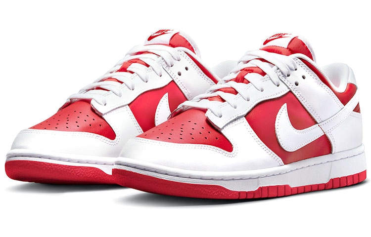 Nike Dunk Retro "Reverse White Red" — фото 2