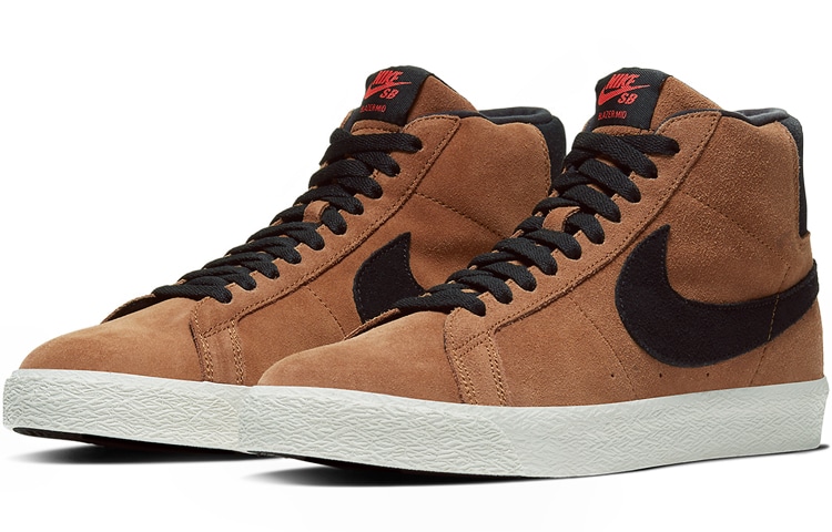 Nike Blazer Mid Black Coffee — фото 2