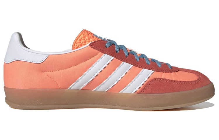 Adidas Gazelle White Orange — фото 1