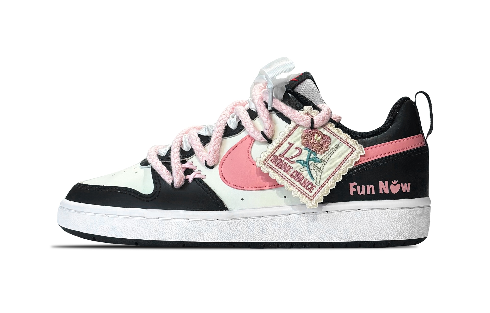 Кроссовки Nike Court Borough Low 2 Black Pink
