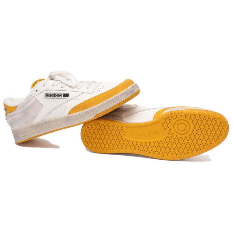 Reebok Club C White Yellow — фото 4