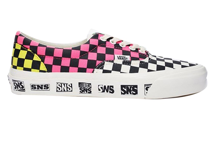 Vans Sneakersnstuff x Vans Era Lx Pink Green — фото 1