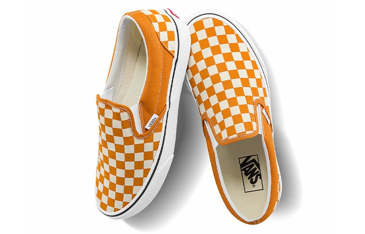 Vans Slip-On Yellow White — фото 3