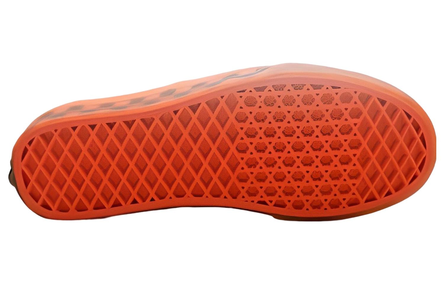 Vans Authentic White Orange — фото 5