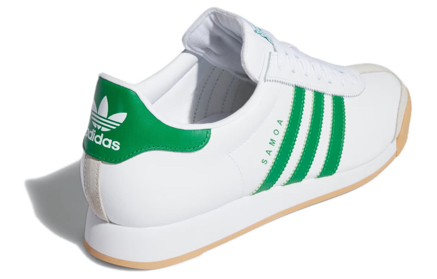 Adidas Samoa White Green — фото 3